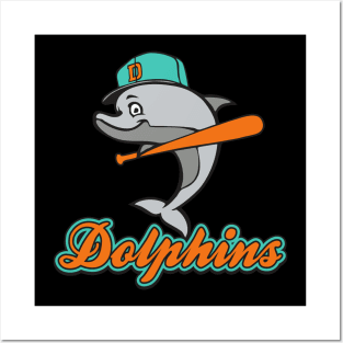 Dolphins Baseball Posters and Art